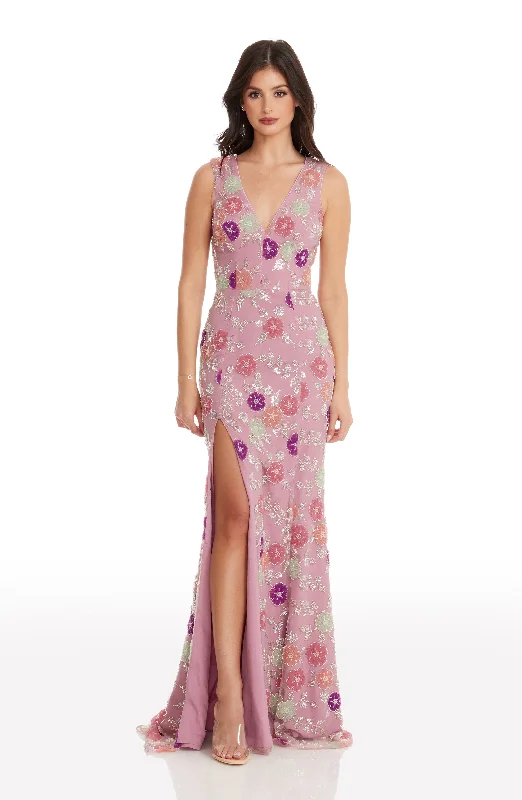 Sandra Floral Gown