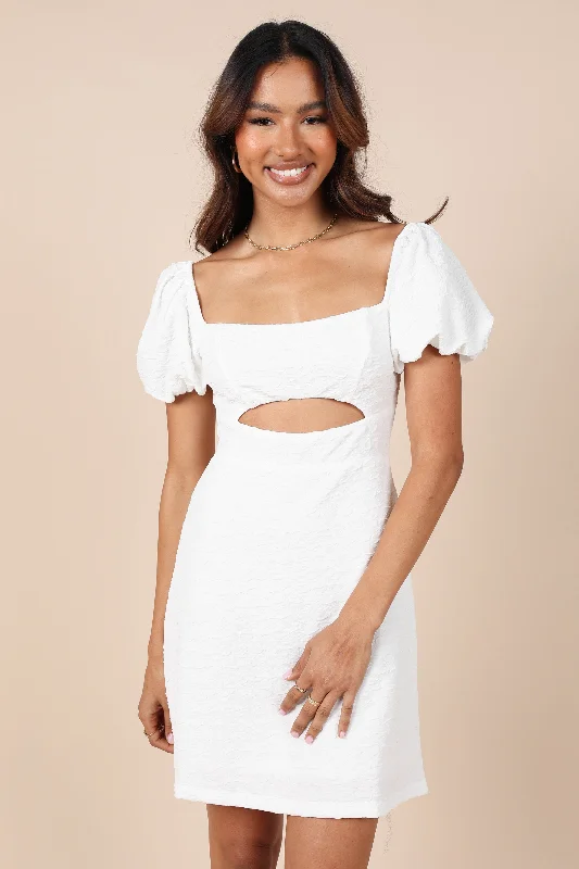 Baxie Mini Dress - White