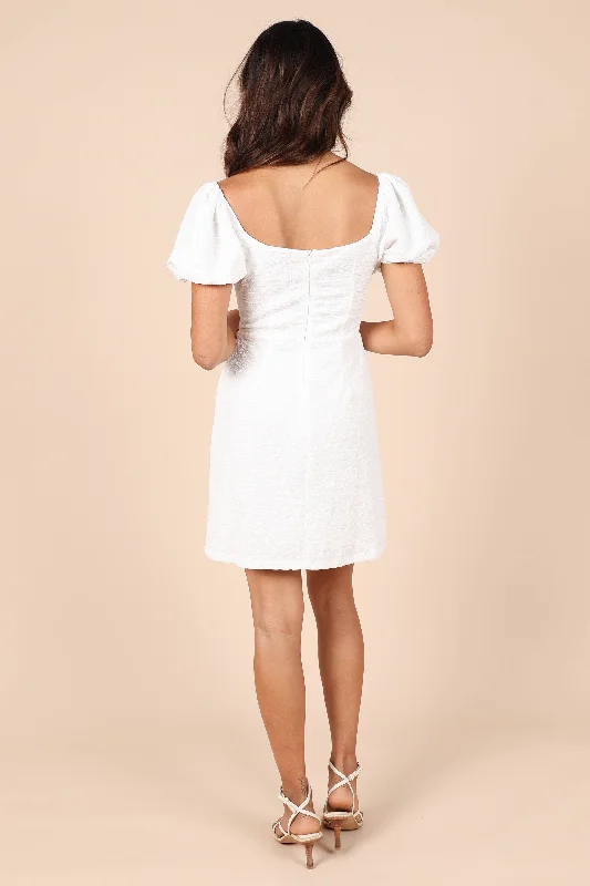 Baxie Mini Dress - White