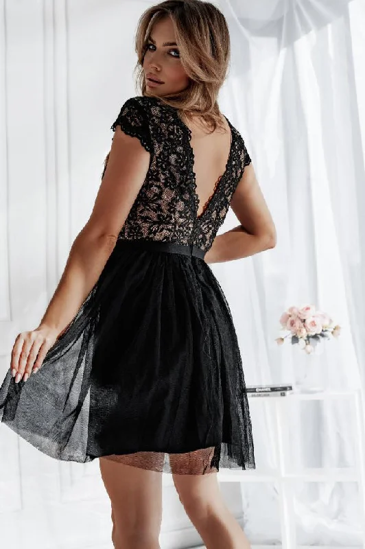 Daniela Black Tulle Dress