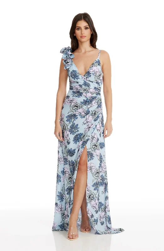 Camelia Floral Gown