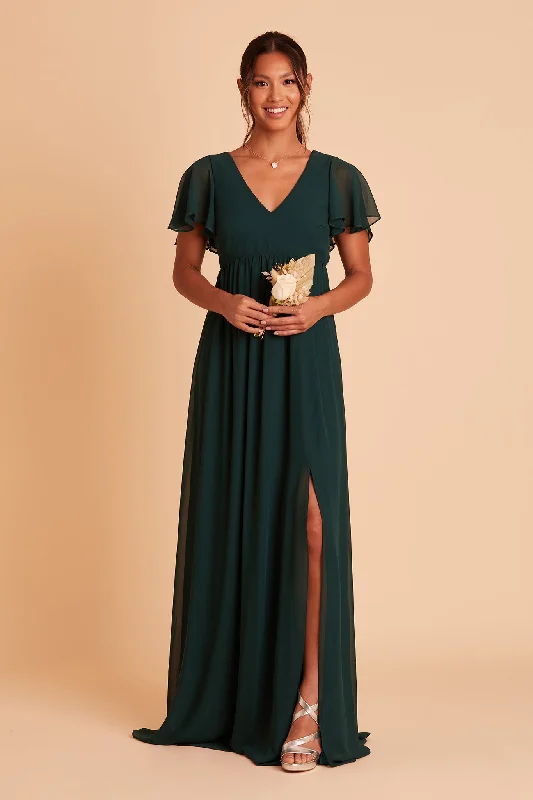 Hannah Empire Dress - Emerald