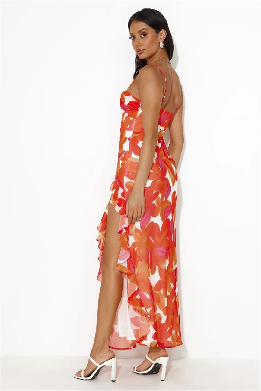 Hawaii Dream Maxi Dress Red