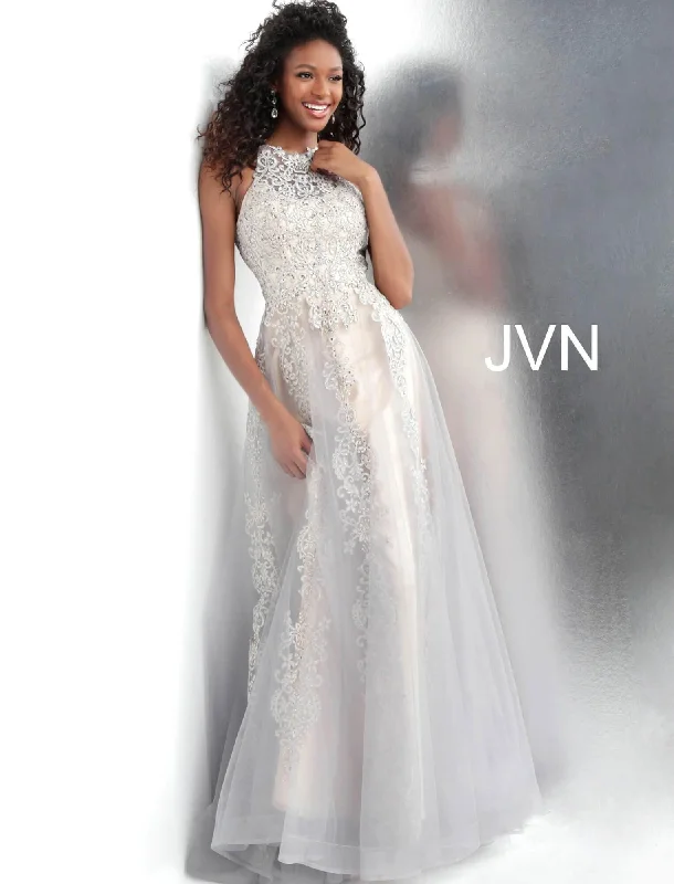 Jovani 64157 Long Formal A Line Prom Dress