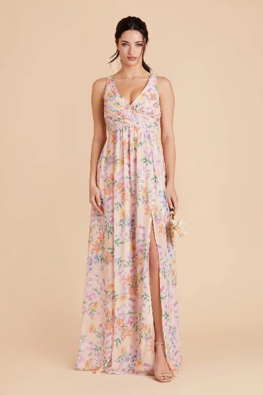 Laurie Empire Dress - Botanical Blooms