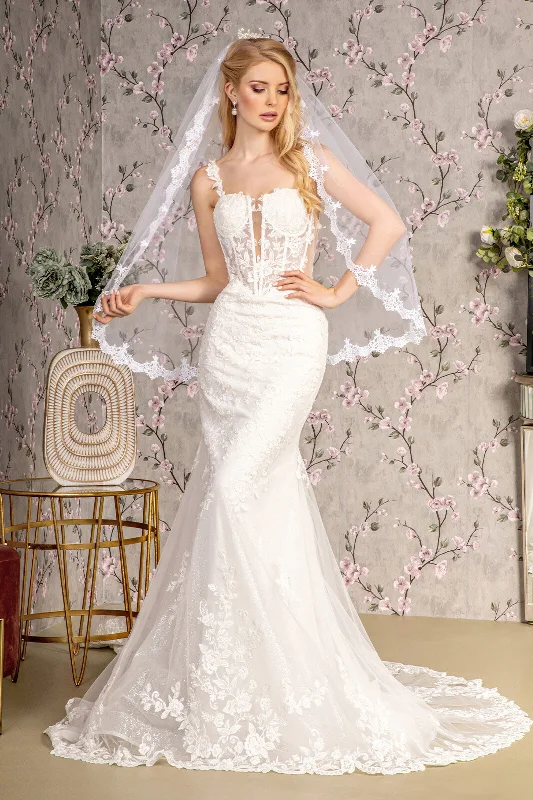 Long Mermaid Wedding Dress