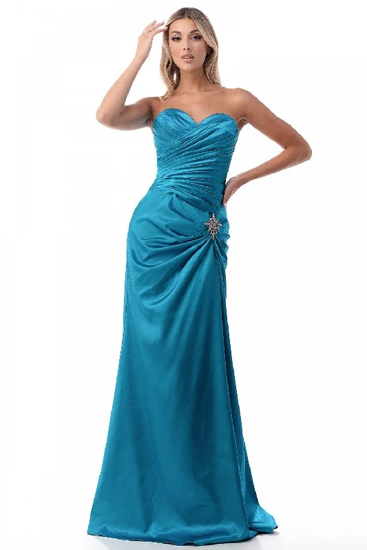 Cinderella Divine CD8530 Long Strapless Formal Dress Bridesmaid