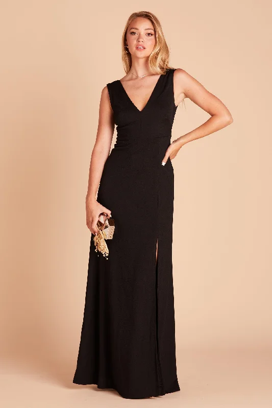 Shamin Crepe Dress - Black