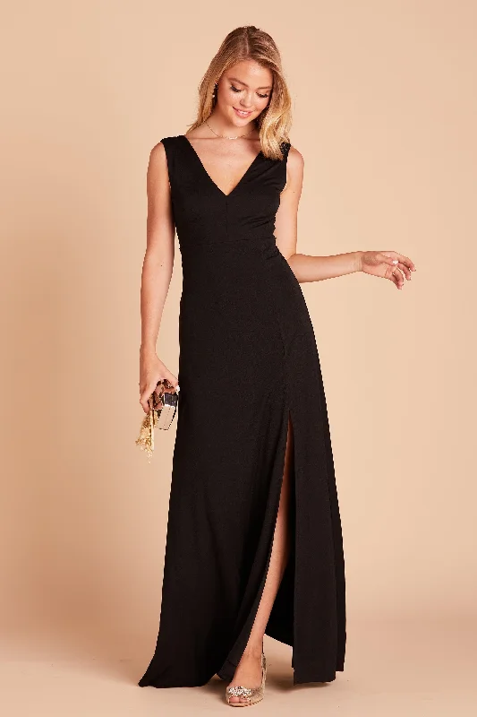 Shamin Crepe Dress - Black