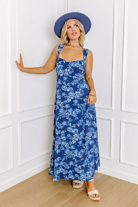 Small Town Charm Floral Maxi Dress Curves