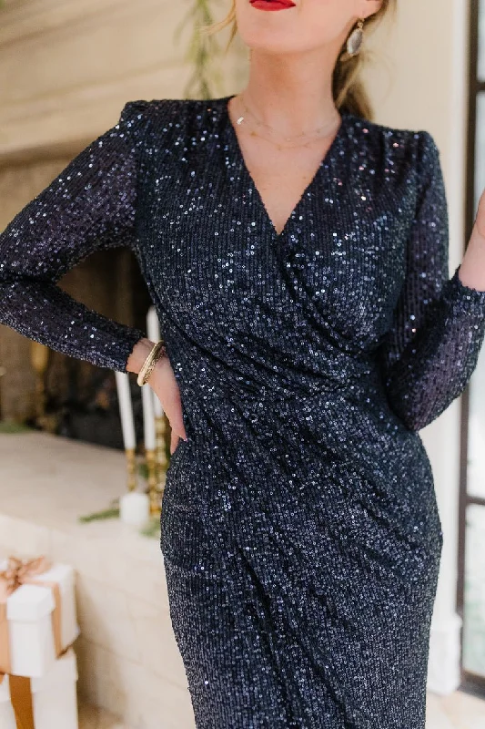 Starstruck Dress in Navy - FINAL SALE