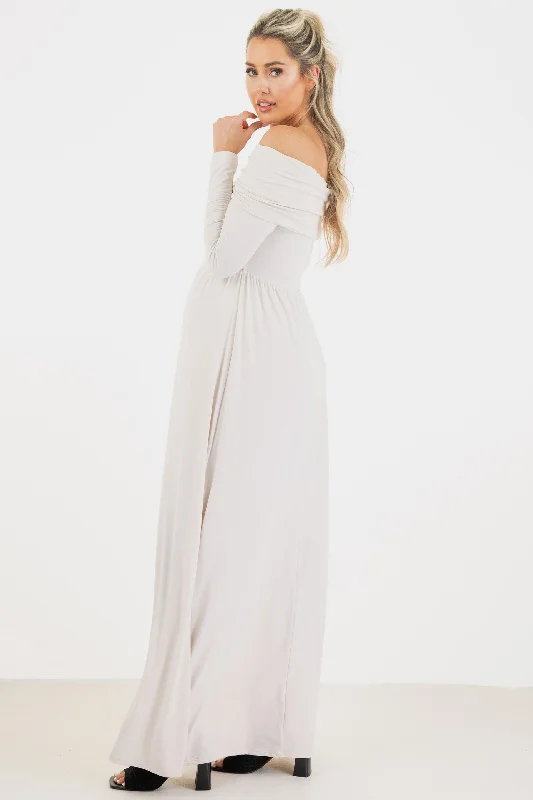 Over the Shoulder Maternity Dress