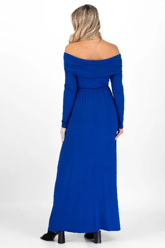 Over the Shoulder Maternity Dress